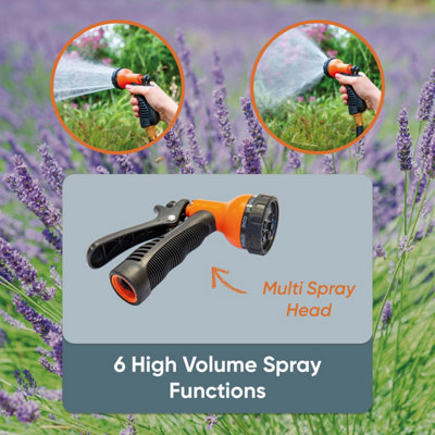 100 Ft Expandable Flexible Hosepipe Garden Hose Pipe Magic Snake with Gun ( Free Delivery ) - 5