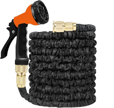 100 Ft Expandable Flexible Hosepipe Garden Hose Pipe Magic Snake with Gun Watering Outdoor
