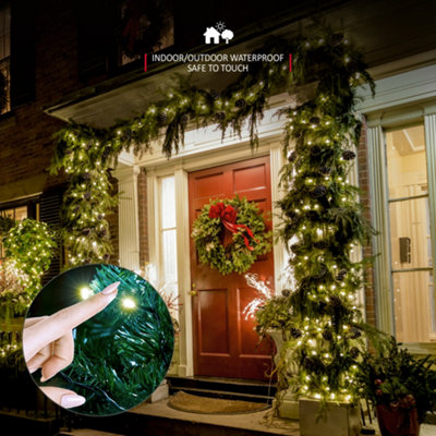 100 LED 10M Fairy String Lights Outdoor and Indoor Plug In - Warm White - 4