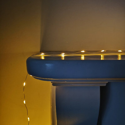 100 LED 5m Premier MicroBrights Christmas Multi Function Battery ...