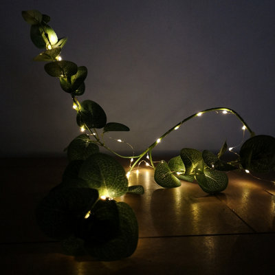 100 LED 5m Premier MicroBrights Indoor Outdoor Christmas Multi Function Battery Operated Lights Timer Pin Wire in Warm White - 3