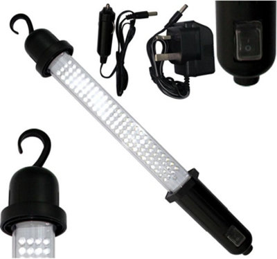 100 Led Rechargeable Inspection Light Torch Cordless Loft Home Work Garage
