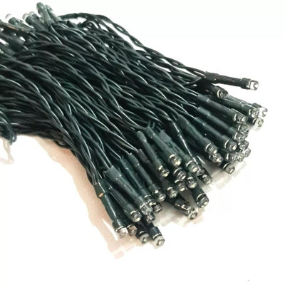 100 LED Warm White String Lights (6.9m) - Battery Fairy Lights for Christmas, Weddings, and Home Decor
