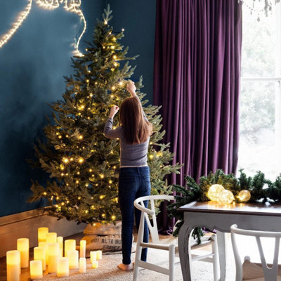 100 LEDs Warm White Fairy String Lights Cool White Indoor/Outdoor Green ...