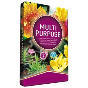 100 Litre (2 x 50L) Multi-Purpose Compost With Nutrient Enhanced Formula & Wetting Agent Ideal For Garden