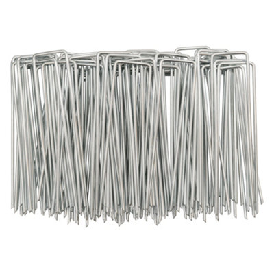 100 metal pegs/staples with buffer plates - 6