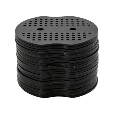 100 metal pegs/staples with buffer plates - 7