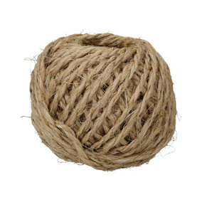 100 Metres 2.5mm Sisal Twine String Jute Ball For Hobby Craft And Gardening Use