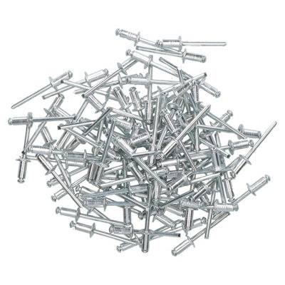 100 Metric Aluminium Blind Pop Pot Rivets Set Fastener Fastening 4.8mm x 10mm