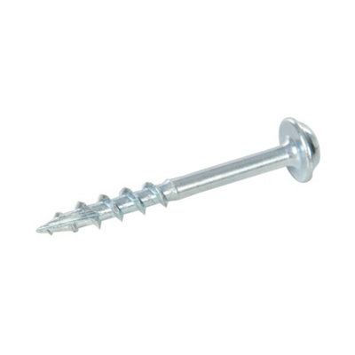 100 PACK 1 1/2" inch x No 8 Pocket Hole Screws Square Washer Head