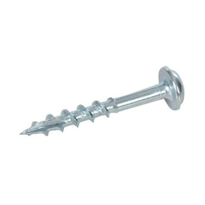 100 PACK 1 1/4" inch x No 8 Pocket Hole Screws Square Washer Head COARSE THREAD