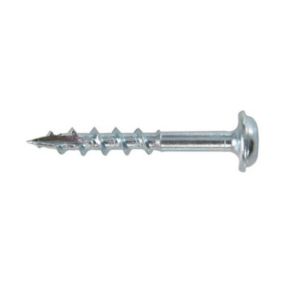 100 PACK 1 1/4" inch x No 8 Pocket Hole Screws Square Washer Head COARSE THREAD - 3