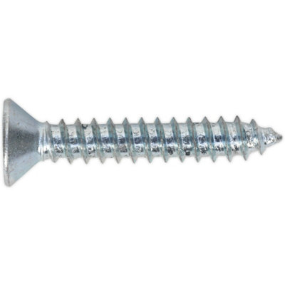 100 PACK 4.2 x 25mm Self Tapping Countersunk Screw - Pozi Head - Fixings Screw