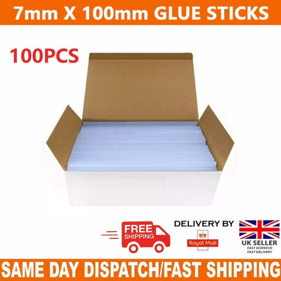 Uxcell 10pcs 7mm X 100mm Hot Melt Glue Sticks Red For DIY