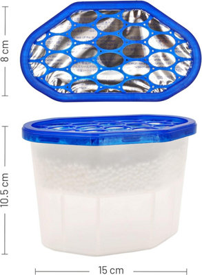 100 Pack Disposable Dehumidifier Tubs Superb Condensation Absorbers 500ml for Home