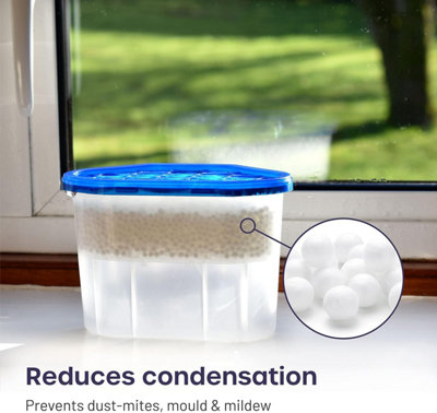 100 Pack Disposable Dehumidifier Tubs Superb Condensation Absorbers 500ml for Home - 3