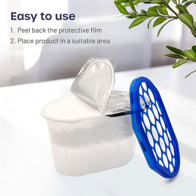 100 Pack Disposable Dehumidifier Tubs Superb Condensation Absorbers 500ml for Home - 5