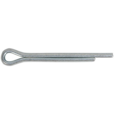 100 Pack of 3.6mm x 38mm Zinc Plated Split Cotter Pins for All Your DIY Needs