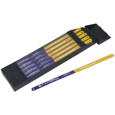 100 Pack of Flexible Bi-Metal HSS Hacksaw Blades - Versatile 18, 24, and 32 TPI Set
