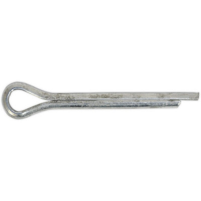 100 Pack of Zinc Plated Split Pins - 2.4mm x 41mm Metric Cotter Pins for Secure Fastening