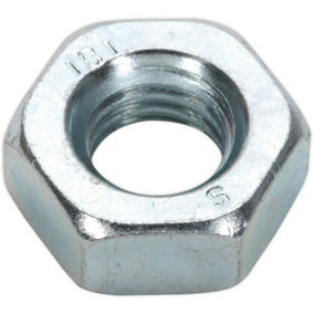 100 PACK - Steel Finished Hex Nut - M10 - 1.5mm Pitch - Manufactured to DIN 934