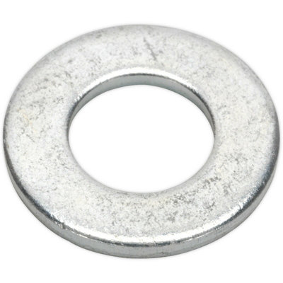 100 PACK Table 3 Zinc Flat Washer - 1/4" x 9/16" - Imperial - Metal Spacer