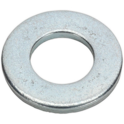 100 PACK Table 3 Zinc Flat Washer - 3/16" x 7/16" - Imperial - Metal Spacer