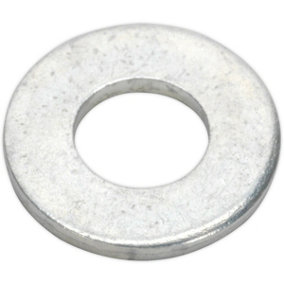 100 PACK Table 3 Zinc Flat Washer - 3/8" x 3/4" - Imperial - Metal Spacer