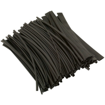 Uxcell Heat Shrink Tubing, 2"(50mm) Dia 80mm Flat Width 2:1 Rate Shrinkable Tube Cable Sleeve 1m - Black