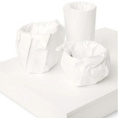100 Sheets of Large 20x30" (508x762mm) White Sheets Of Newspaper Offcuts Wrapping Paper Sheets