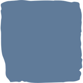 100% VOC-free paint - Brodick Blue 750ml Silk