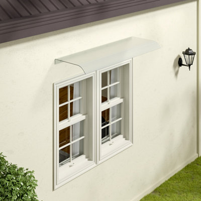 100 x 40 cm Window Awning Door Canopy Modern PET Material Front Door ...