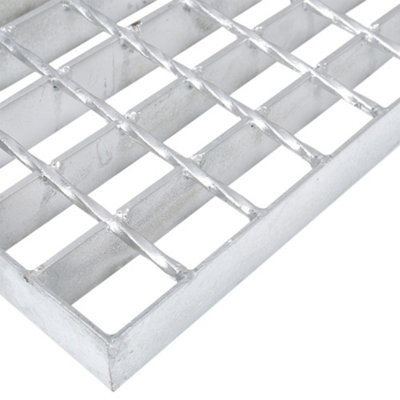 100 x 50cm Heavy Duty Galvanized Steel Rectangular Drain Cover Grate - 5