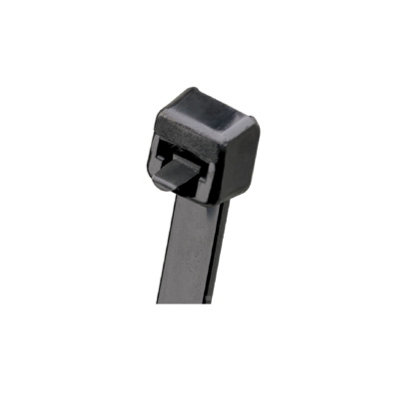 100 x Black Releasable Cable Ties 200mm x 4.8mm Reusable Wire Tidy Zip Wrap Straps - 6