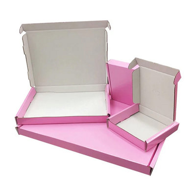 100 x Bright Pink Postal Packing Shipping Die Cut Boxes C6 Size