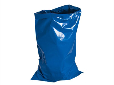 100 x Kingfisher Blue Heavy Duty Rubble Sacks Bags Builders Rubbish Waste 40L - 5