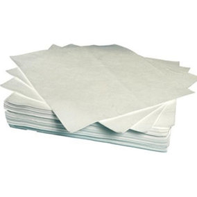 100 X Medium Weight Un-Bonded Oil Only Absorbent Pads Poly-Wrapped