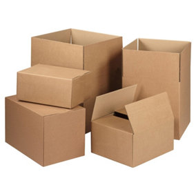 100 x Packing Shipping Mailing Medium Single Wall 12 x 9 x 3" (305x229x76mm) Postal Cardboard Boxes