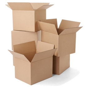 100 x Packing Shipping Mailing Small Single Wall 8 x 6 x 6" (203x152x152mm) Postal Cardboard Boxes