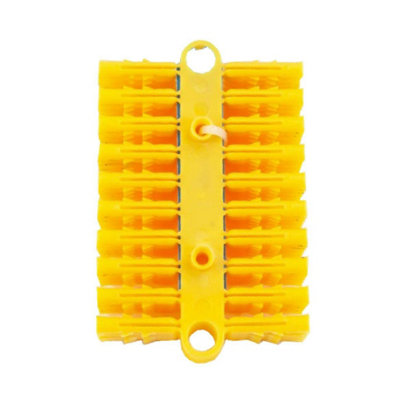 100 x Yellow Wall Raw Plugs 5 x 25mm Expansion Plug Fixings