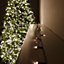 1000 LED 100m Premier Christmas Indoor Outdoor Multi Function Battery Operated String Lights with Timer in Warm White