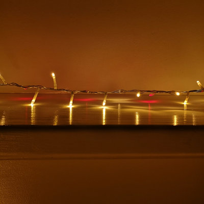 1000 LED 25m Indoor Outdoor Christmas Multi Function Mains Operated ...