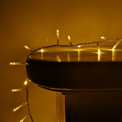 1000 LED 25m Indoor Outdoor Christmas Multi Function Mains Operated ...
