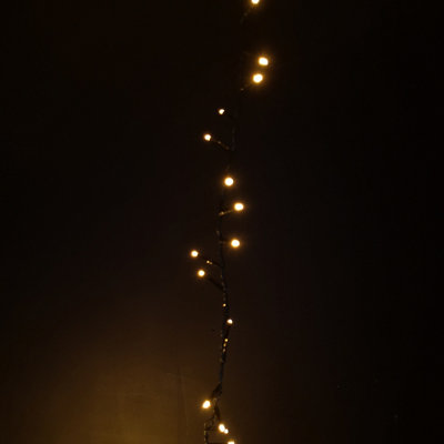 1000 LED 25m Premier TreeBrights Indoor Outdoor Christmas Multi Function Mains Operated String Lights with Timer in Vintage Gold - 3