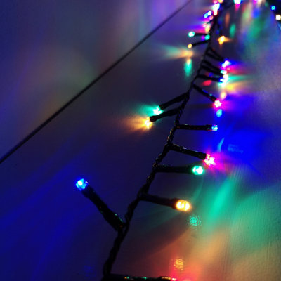 1000 LED 25m UltraBrite Multi Function Christmas Tree Lights Timer Multicolour