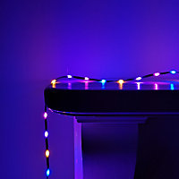 1000 LED 35m Premier Flexibrights Indoor Outdoor Multi Function Christmas Lights with Timer in Rainbow