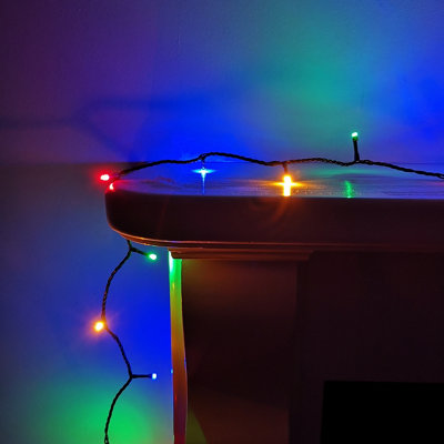 1000 LED 80m Premier SupaBrights Indoor Outdoor Christmas Multi Function Mains Operated String Lights with Timer in Multicoloured - 4