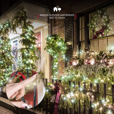 1000 LED Cluster String Lights 12M Indoor/Outdoor Christmas Lights - Warm White - 4