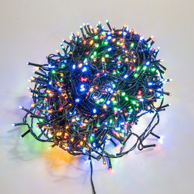 1000 Multi-Coloured LED Multi-Function Ultra Bright Christmas Lights ...