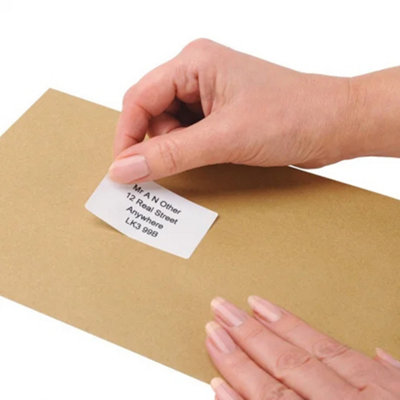 1000 Sheets 1 Per Sheet A4 Address Labels Easy Peel For Printers & Office Use